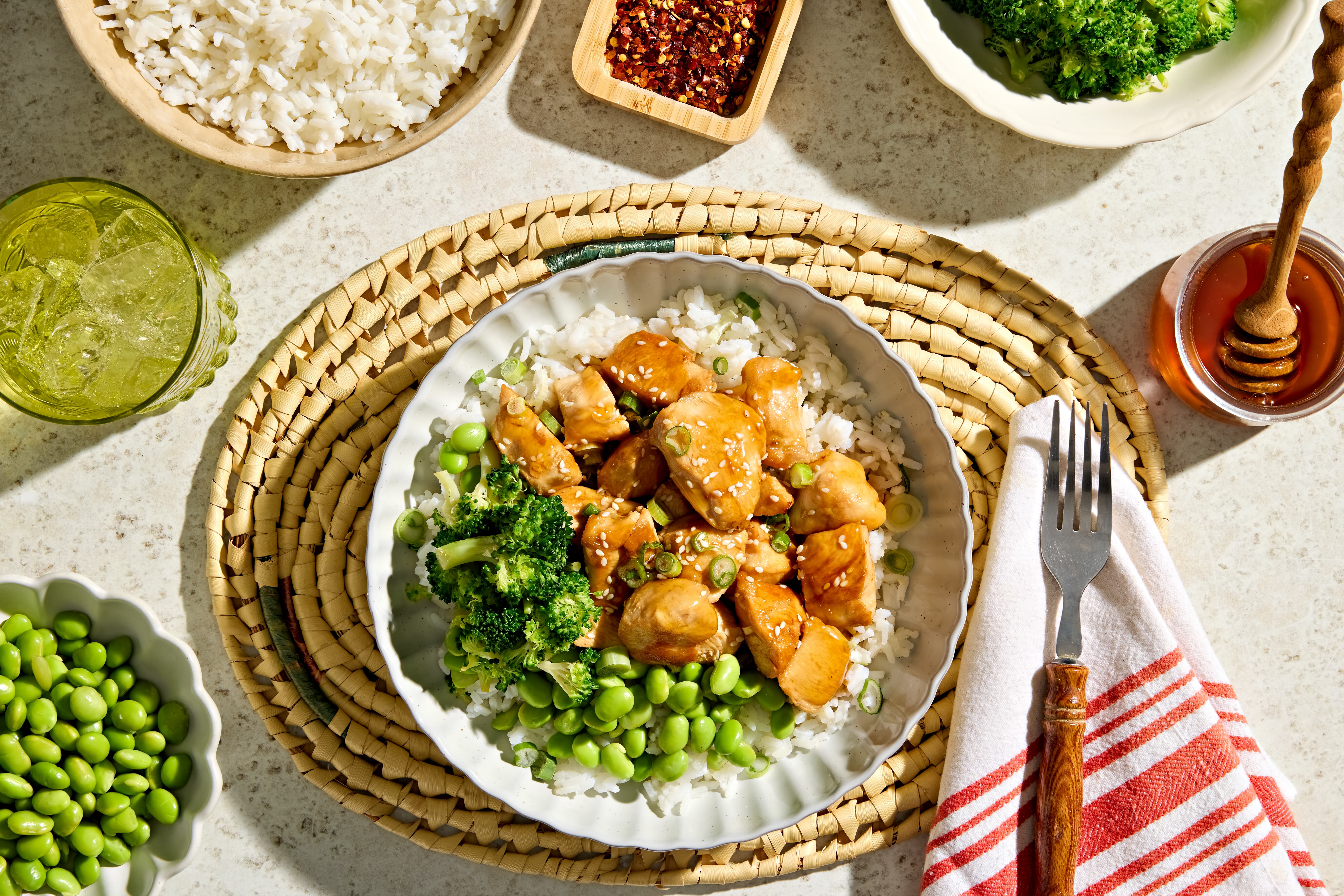 Hot Honey Chicken Bowl Recipe | Crunch Fitness